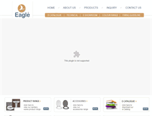 Tablet Screenshot of eagleceramics.net